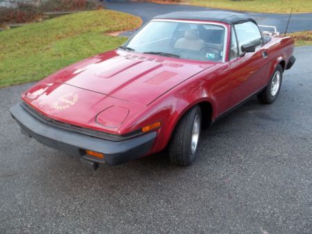 1980 Triumph TR7 left front