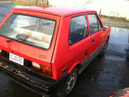 1988 Yugo GVX right rear