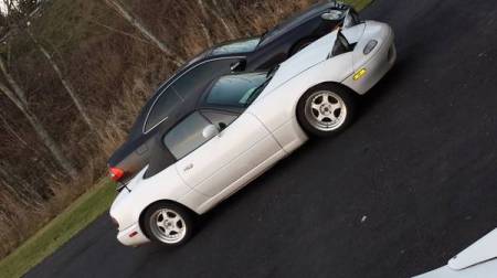 1991 Mazda Miata white riht front