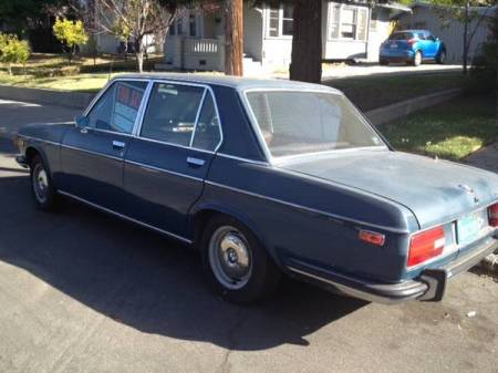 1972 BMW Bavaria blue left rear