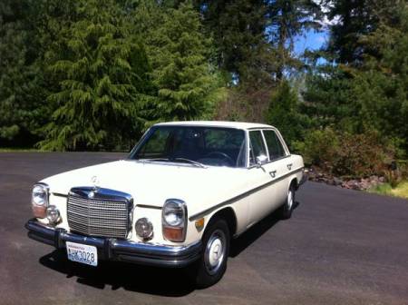 1973 Mercedes 280 left front