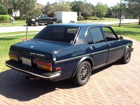 1978 Alfa Romeo Alfetta Berlina right rear