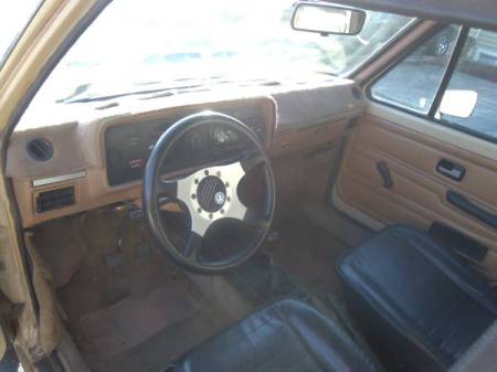 1980 VW Caddy interior
