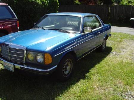 1985 Mercedes 230CE left front