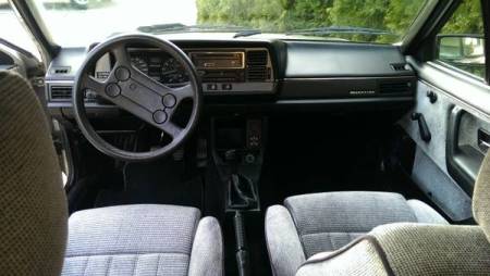 1986 VW Quantum Syncro interior