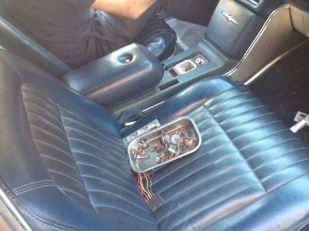 1968 Ford Thunderbird sedan project interior