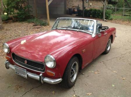 1974 MG Midget left front