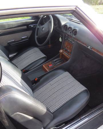 1978 Mercedes 280SLC interior