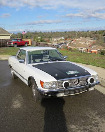 1978 Mercedes 280SLC right front