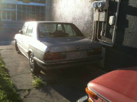 1985 BMW 520i left rear