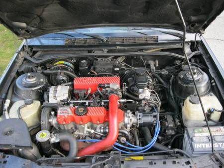 1988 Pontiac Sunbird GT Turbo engine