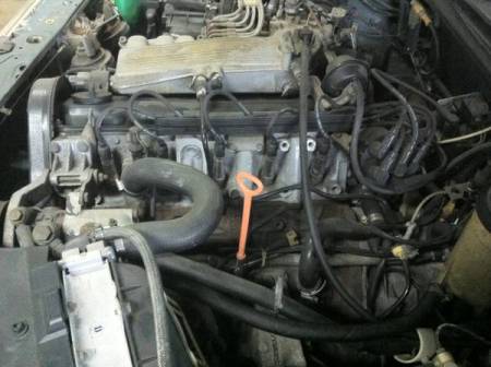 1989 Audi 100 Quattro engine