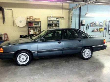 1989 Audi 100 Quattro left side