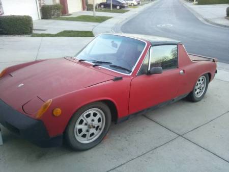 1973 Porsche 914 left front