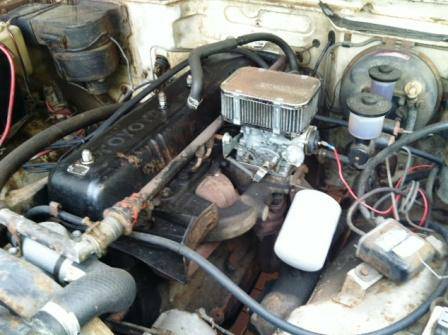 1973 Toyota Land Cruiser FJ55 engine