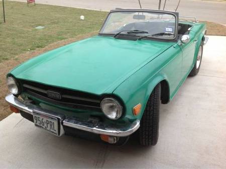 1976 Triumph TR6 left front