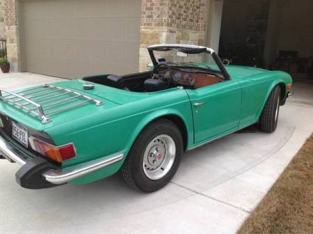 1976 Triumph TR6 right rear