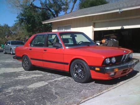 1987 BMW 535is right front