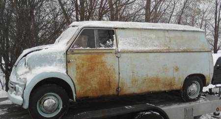 1960 Lloyd LT600 van left front