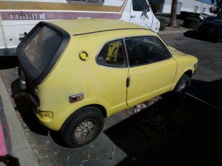 1972 Honda AZ600 right rear