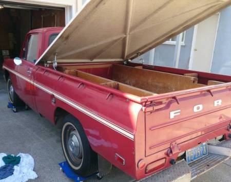 1974 Ford Courier left rear