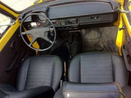 1976 Volkswagen Beetle Convertible interior