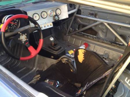 1981 Mazda RX-7 race car interior