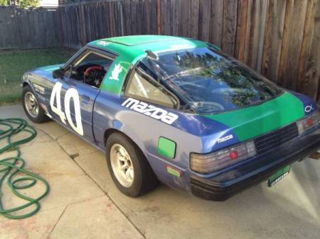 1981 Mazda RX-7 race car left rear