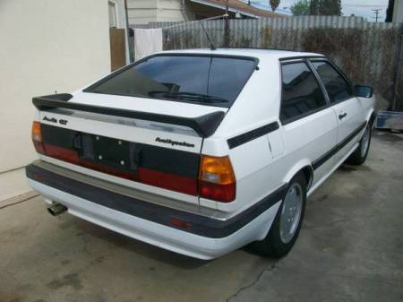 1985 Audi GT right rear