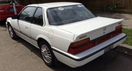 1987 Honda Prelude Si left rear
