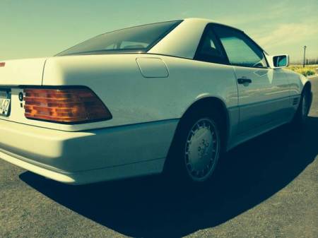 1991 Mercedes Benz 500SL right rear
