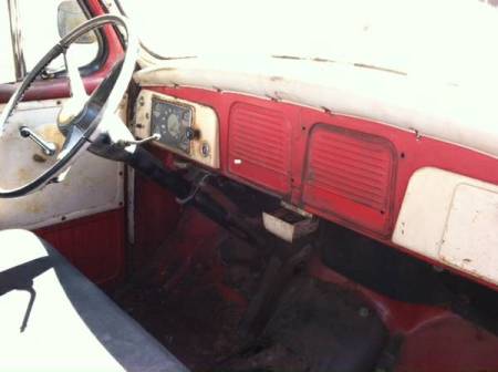 1955 Studebaker pickup interior
