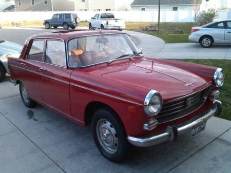 1969 Peugeot 404 right front