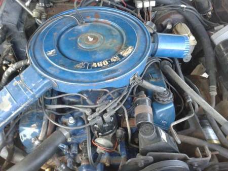 1974 Lincoln Continental Town Coupe engine