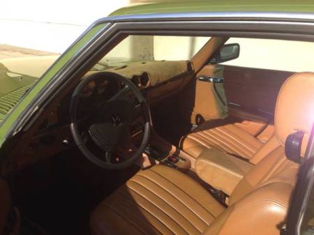 1975 Mercedes 280SLC interior
