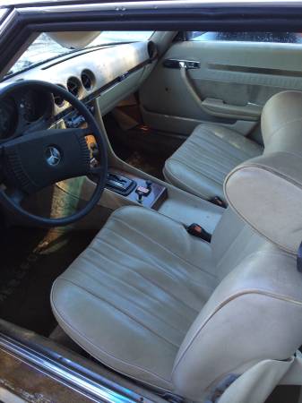 1978 Mercedes 450SLC interior
