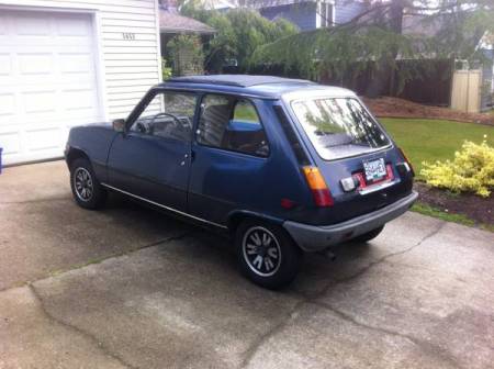1983 Renault LeCar left rear