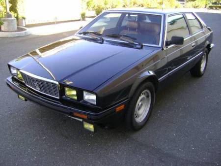 1984 Maserati Biturbo left front