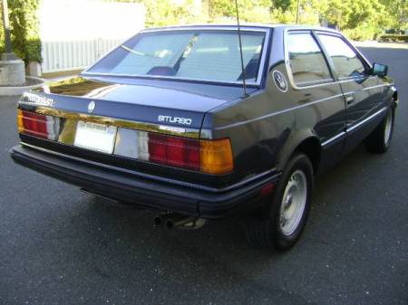 1984 Maserati Biturbo right rear