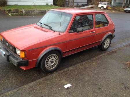 1984 VW Rabbit GTI left front