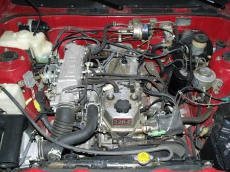 1985 Toyota Celica convertible engine