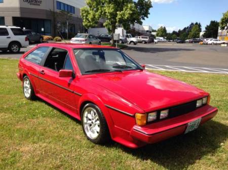 1986 VW Scirocco right front