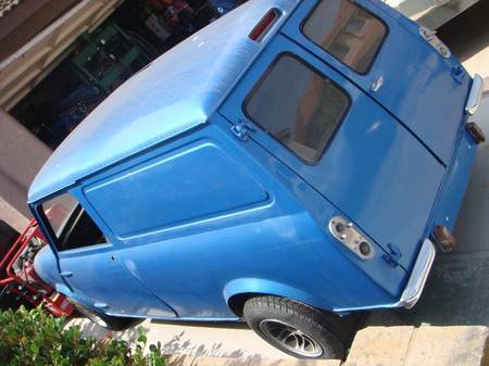 1961 Austin Mini van left rear