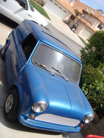 1961 Austin Mini van right front