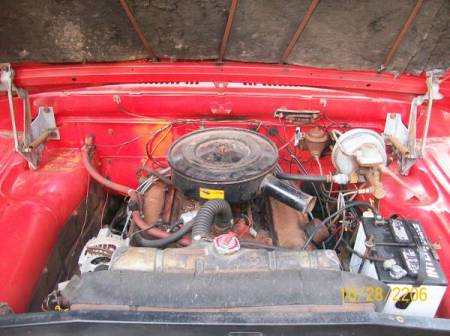 1966 Dodge D100 engine