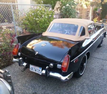 1970 MGB Special right rear