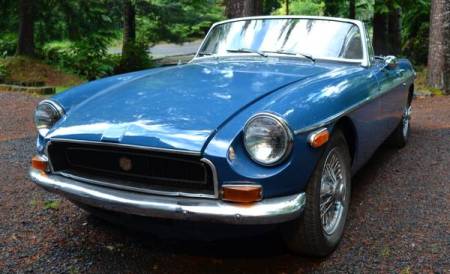1972 MGB left front