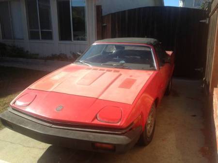1981 Triumph TR7 left front