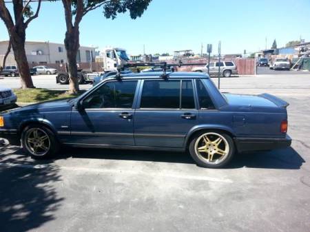 1991 Volvo 740 turbo left side
