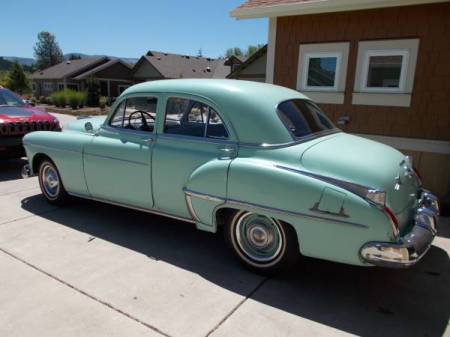 1950 Oldsmobile 88 left rear